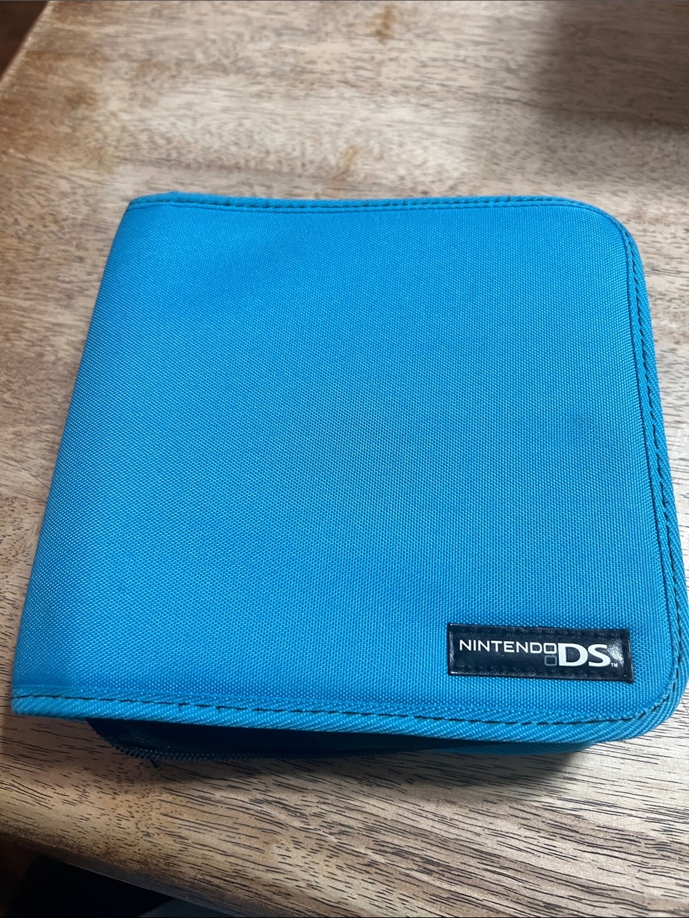 Nintendo DS Blue Zip-Up Game Case